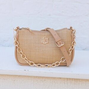 Caroline Hill Natural Joan Crossbody Purse